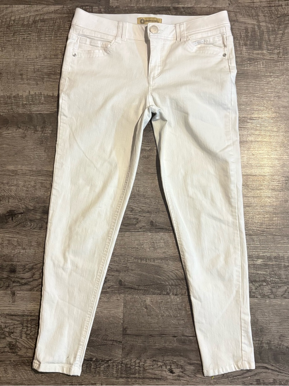 Democracy Jeans Women’s 10 White Ab Technology Denim